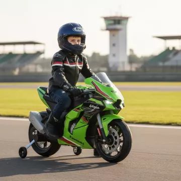 Injusa elektrische motor Kawasaki Ninja 12 V - .afbeelding