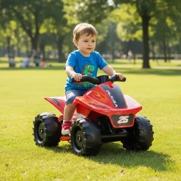 ATV electric roșu Injusa 6V - .foto