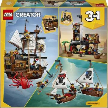 LEGO® Creator 3 az 1-ben Ikonikus kalózhajó 31387 - . kép