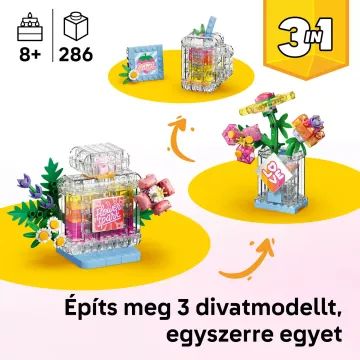 LEGO® Creator 3-in-1 Bottiglia di profumo e decorazione floreale 31383 - .immagine