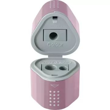 Faber-Castell: temperamatite Grip a tre fori con serbatoio, assortito - .immagine