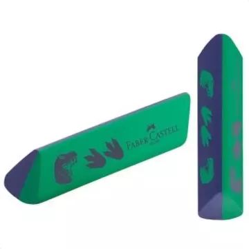 Faber-Castell : Gomme triangulaire dinosaures - .image