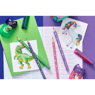 Faber-Castell: Trekantsviskelæder med enhjørning - .billede