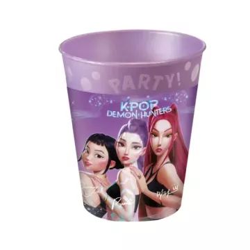K-Pop Demon Hunters: bicchieri riutilizzabili - 250 ml, set da 4 - .immagine