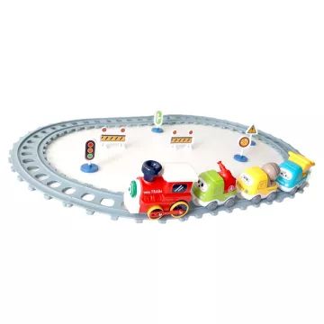 Set de pistă de tren multifuncțională - 21 piese - .foto