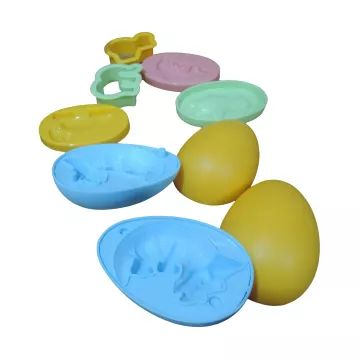 Set ouă de dinozaur din plastilină - 17 piese - .foto