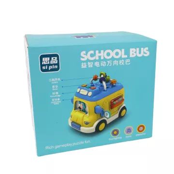 Min første bus: lysende og musikalsk babylegetøj med kuglebane – 16 cm - .billede