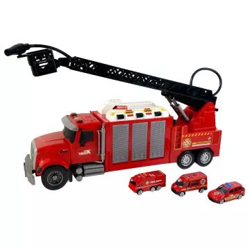 Camião de bombeiros multifunções com carrinhos - 46 cm - .Imagem
