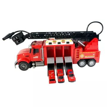 Camião de bombeiros multifunções com carrinhos - 46 cm - .Imagem