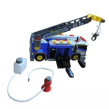Camion de jucărie pliabil cu catapultă - 39 cm - .foto
