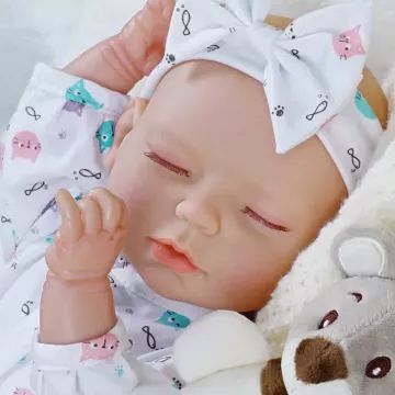Reborn kislány játékbaba kiegészítőkkel 2 – 43 cm - . kép