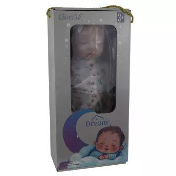 Reborn kislány játékbaba kiegészítőkkel 2 – 43 cm - . kép