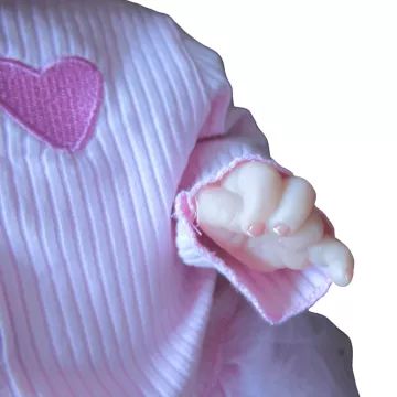 Reborn kislány játékbaba kiegészítőkkel 3 – 43 cm - . kép