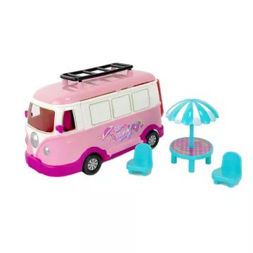 Conjunto de brincar de caravana com bonecas para vestir - .Imagem
