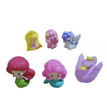Juego de baño de unicornios princesa - set de 6 piezas - .imagen