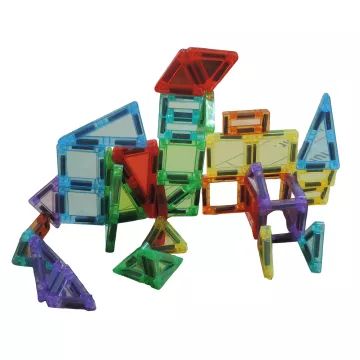 Mágneses építőelemek - 45 db - . kép