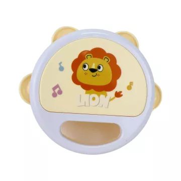 Kézzel ütögethető dob bébijáték - 12 cm - . kép