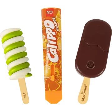 Spiel-Eis-Set (Twister, Magnum, Calippo) - . bild aus