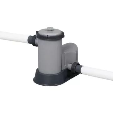 Bestway: Power Steel Swim Vista piscină cadru metalic efect lemn, set premium - 488 x 122 cm - .foto
