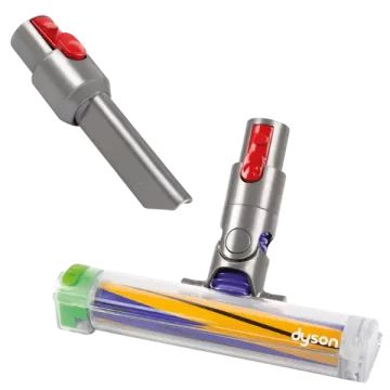 Aspirator vertical fără fir Dyson cu putere reală de aspirare - mov-portocaliu - .foto