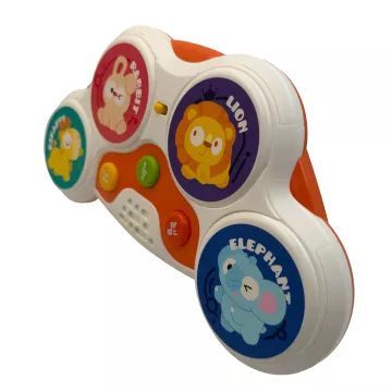 Zenélő és világító érintésvezérelt dob babáknak - 32 cm - . kép