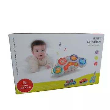 Muzikaal en verlicht aanraakgestuurd baby-trommeltje - 32 cm - .afbeelding