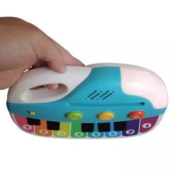 Piano de bebê com sons e luzes - 22 cm - .Imagem