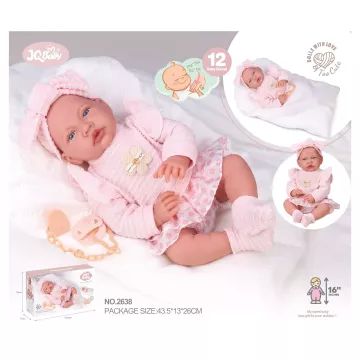 Bambola interattiva morbida – 42 cm, con 12 diversi suoni - .immagine