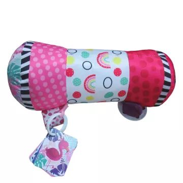 Fejlesztő hengerpárna – 40 cm, rózsaszín - . kép