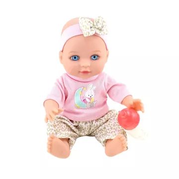Hangot adó játékbaba kiegészítőkkel - 30 cm-es - . kép