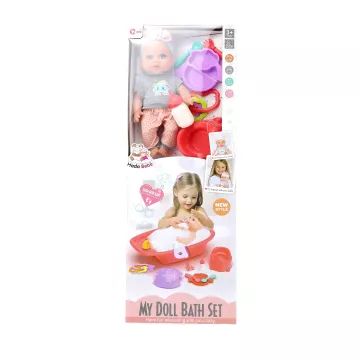 Pup­pe mit Sound und Badewanne – 30 cm - . bild aus