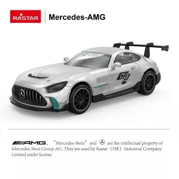 Mercedes-AMG GT2 fém kisautó 1:43, ezüst - . kép