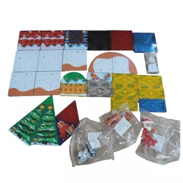Blocs de construction magnétiques – Noël, set de 31 pièces - .image