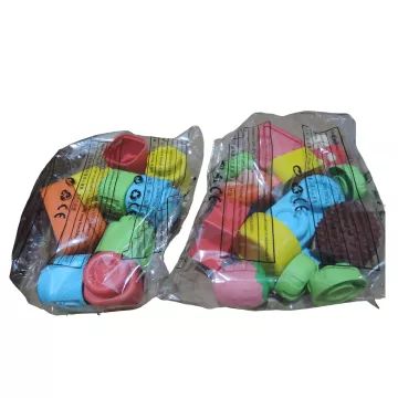 Set de cuburi de construcție moi cu animale – 22 buc. - .foto