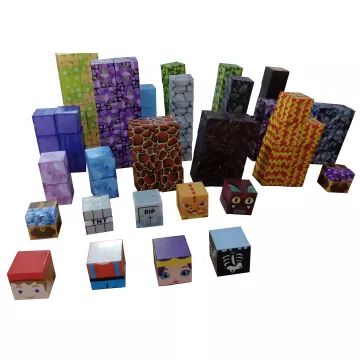 Blocuri de construcție magnetice – set de 100 bucăți - .foto