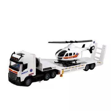 Camion de transport cu elicopter – 40 cm - .foto