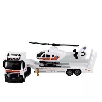 Camion de transport cu elicopter – 40 cm - .foto