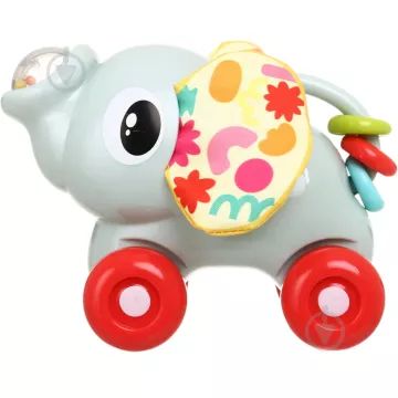 Schiebbares Babyspielzeug kleiner Elefant – 13 cm - . bild aus