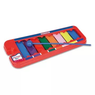 Xilofon Bontempi cu 8 note, metal colorat - .foto