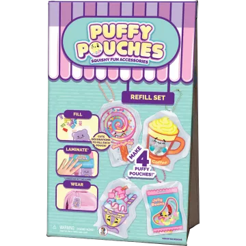 Puffy Pouches: Pufi charm design szett - utántöltő, többféle - . kép