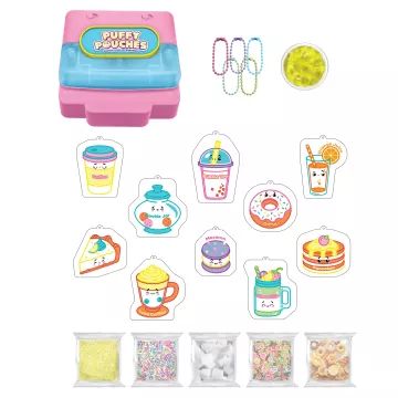 Puffy Pouches: Set design charm pufos - cafenea - .foto