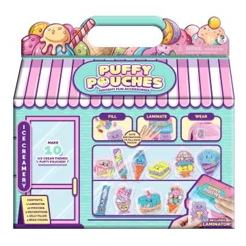 Puffy Pouches: Set design de talismane pufoase - gelaterie - .foto