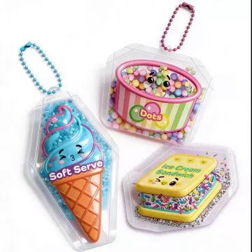 Puffy Pouches: Pufi charm design szett - fagyizó - . kép