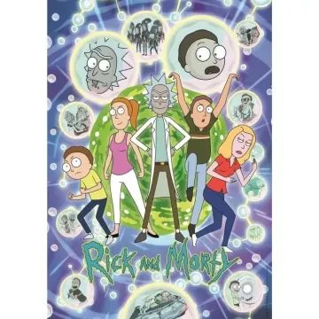 Clementoni: RICK & MORTY Puzzle mit 1000 Teilen - . bild aus