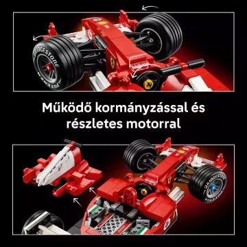 LELEGO® Icons Ferrari F2004 és Michael Schumacher 11375 - CSOMAGOLÁSSÉRÜLT - . kép