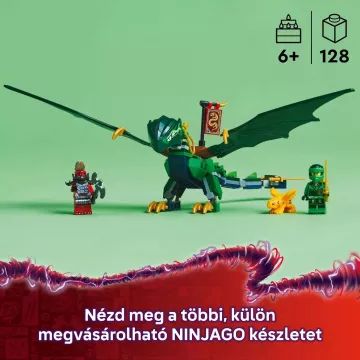 LEGO® NINJAGO® Lloyd dragonul verde de pădure 71829 AMBALAJ DETERIORAT - .foto