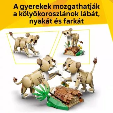 LEGO® Creator 3 în 1 Animale sălbatice: Leul maiestuos 31386 - AMBALAJ DETERIORAT - .foto