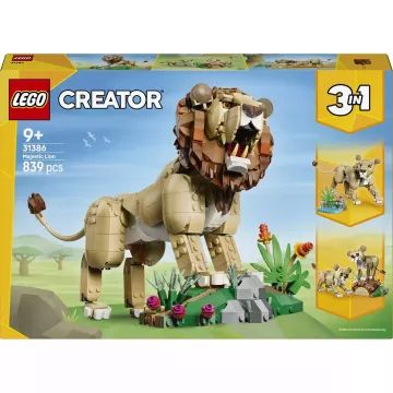 LEGO® Creator 3 în 1 Animale sălbatice: Leul maiestuos 31386 - AMBALAJ DETERIORAT - .foto