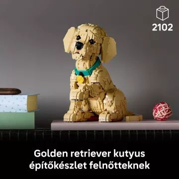 LEGO Icons: Golden Retriever 11384 AMBALAJ DETERIORAT - .foto