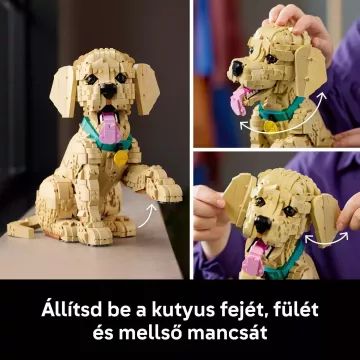 LEGO Icons: Golden Retriever 11384 AMBALAJ DETERIORAT - .foto